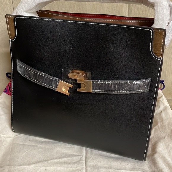 *PRICE FIRM!* Tory Burch Lee Radziwill Small Double Bag - Picture 5 of 14